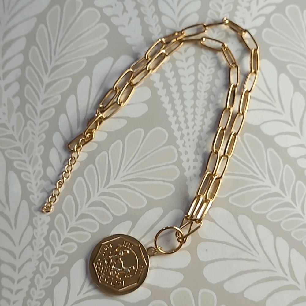 Bohemian Pirate Belly Dance Coin Necklace
